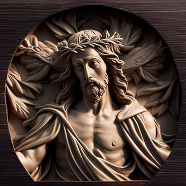 3D model jesus christ (STL)